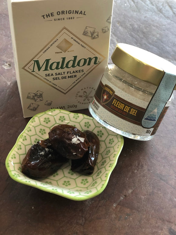 Sautéed Dates with Olive Oil  & Sea Salt