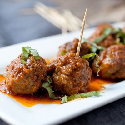 Meatballs In Spicy Peanut Curry Sauce