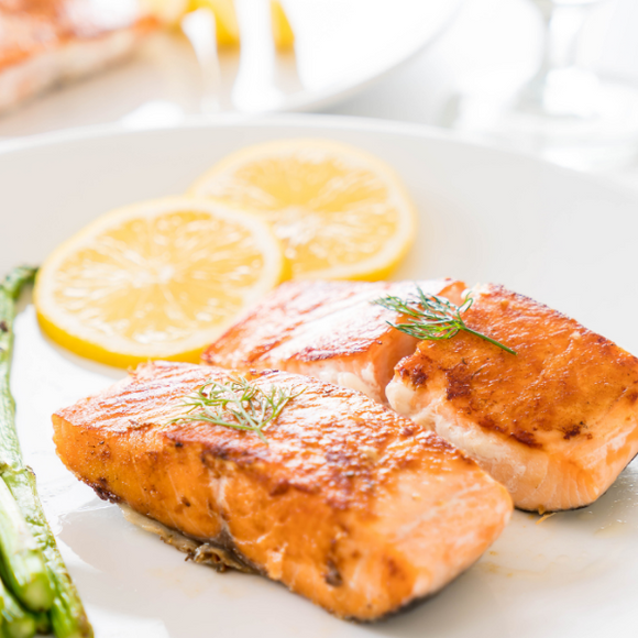 Grilled Salmon with Lemon Citronette