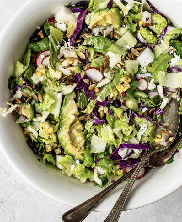 Mexican Chopped Salad with Chipotle Pepitas