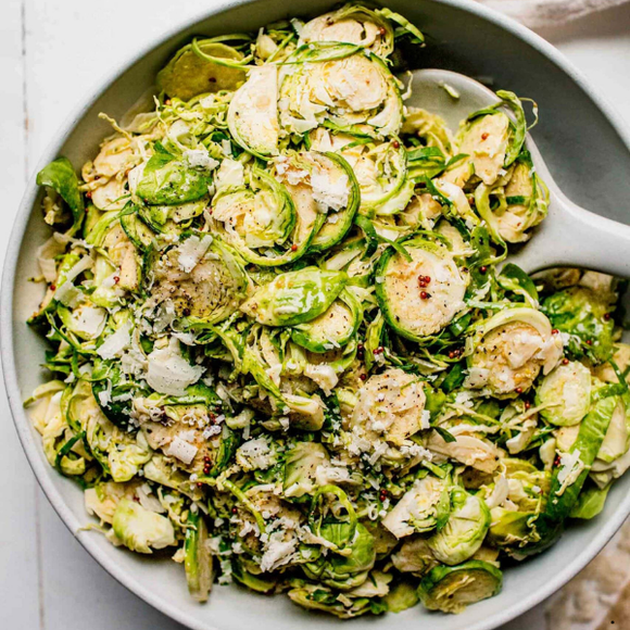 Shaved Brussels Sprouts Salad