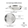 Hestan ProBond® Luxe Professional Clad Stainless Steel Skillet