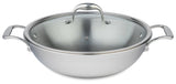 Meyer SuperSteel Tri-Ply Clad Stainless Steel 32cm Wok with cover
