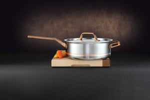 Meyer CopperClad 5-Ply Copper Core Stainless Steel Saute Pan 4L