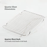 Hestan Provisions OvenBond Stainless Steel Quarter Sheet Pan Rack