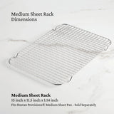 Hestan Provisions OvenBond Stainless Steel Medium Sheet Pan Rack