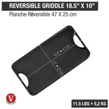 Victoria Cast Iron Large Reversible Griddle
