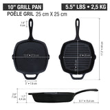 Victoria Cast Iron Grill Pan