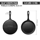 Victoria Cast Iron Crepe Pan