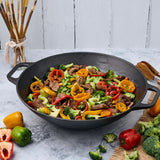 Victoria Cast Iron Wok