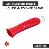 Victoria Cast Iron Large Silicone Handle
