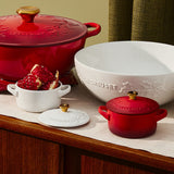 Le Creuset Holly Collection Mini Cocotte