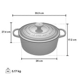 Le Creuset 6.7L Cast Iron Round French Oven