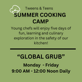 YOUTH SUMMER CAMP: Global Grub (August 12)