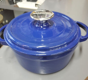 Vitantonio  Blue Enamel Cast Iron Dutch Oven