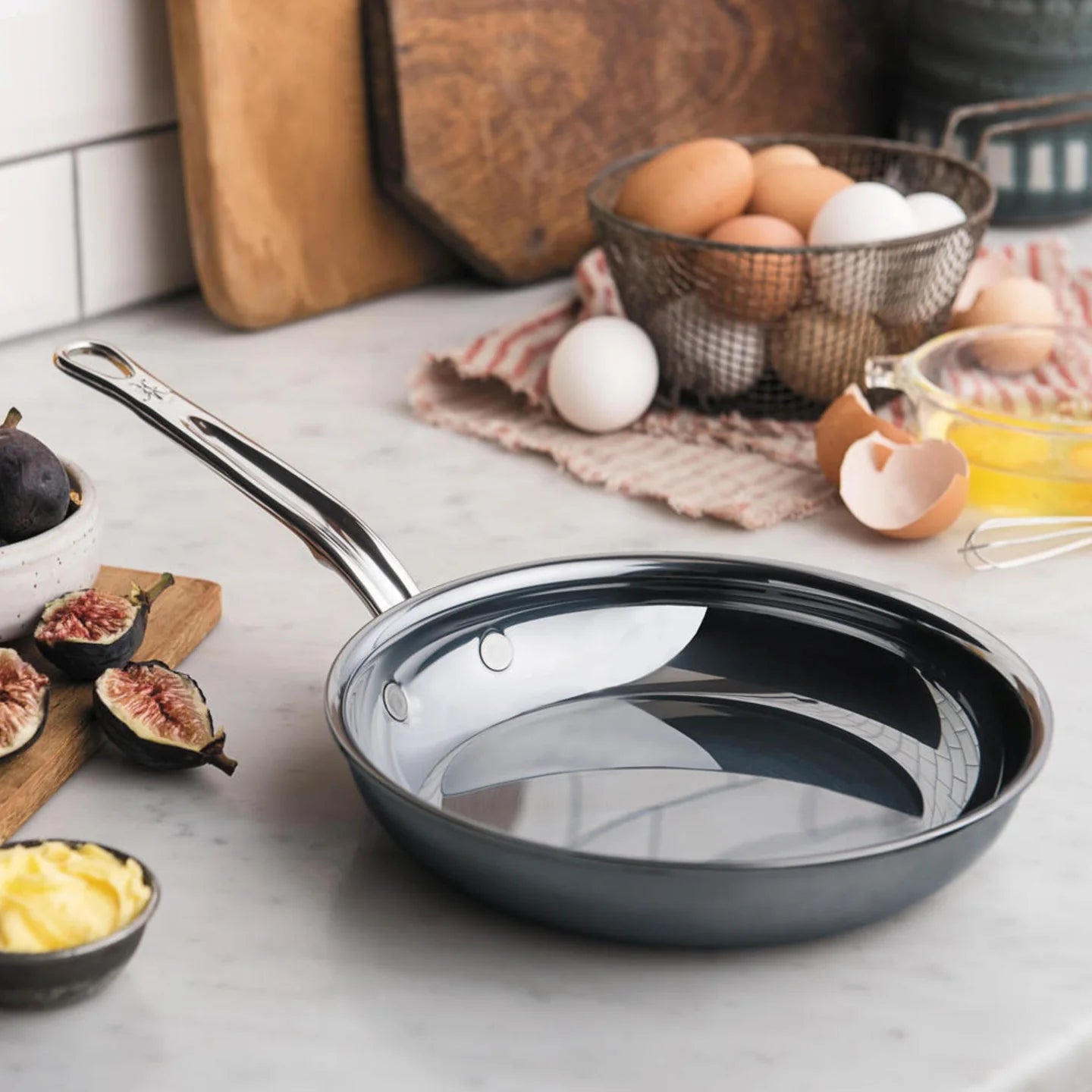 Hestan NanoBond Titanium Skillets – Relish Cooking Studio