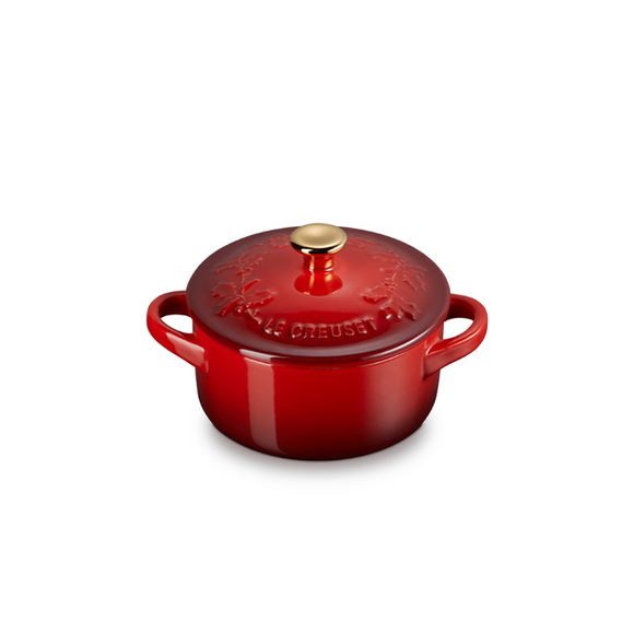 Le Creuset Holly Collection Mini Cocotte