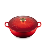 Le Creuset Holly Collection Cast Iron Chef's French Oven