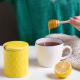 Danica Honeycomb Honey Pot