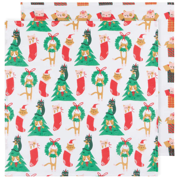 Now Designs  Holiday Floursack  Dish Towel (Set of 2)
