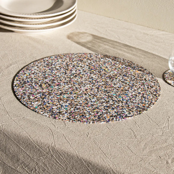 Beach Clean Round Placemats