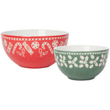 Danica Holiday Holly Jolly Candy Bowls (Set of 2)