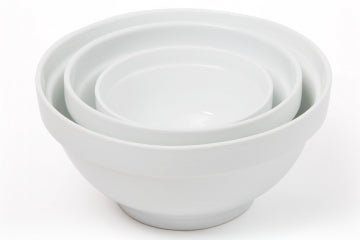 Anna Olson Porcelain Mixing Bowl Set - 3 pcs