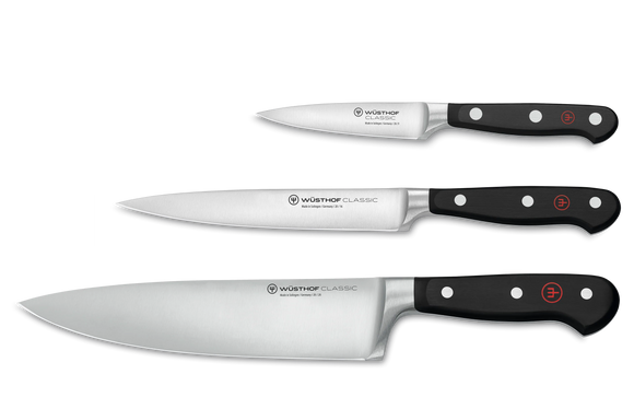 Wusthof Classic 3 pcs. Chef's  Knife Set