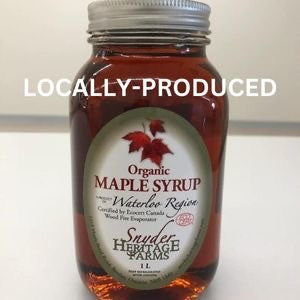 Organic Maple Syrup from Snyder Heritage Farms