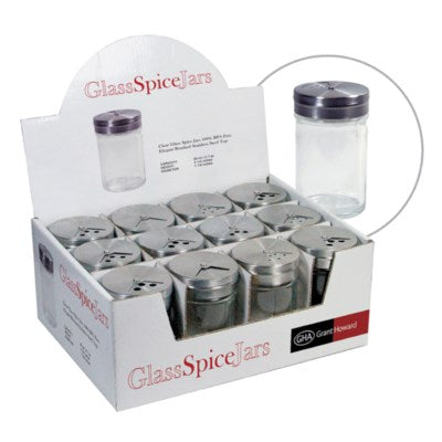 GHA Square Spice Jar with swivel lid