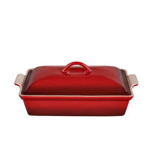 Le Creuset Heritage Rectangular Casserole Dish With Lid
